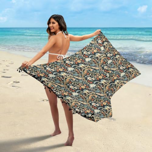 Bañador de mujer con control de silueta y estampado floral William Morris 3