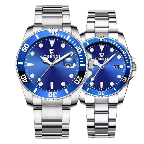 Montre étanche dorée idéale pour les sorties en couple