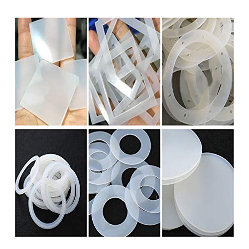Leishent Silicone Rubber Sheet White High Temp(500Mmx500Mm),Thickness:2.5Mm #TOP5