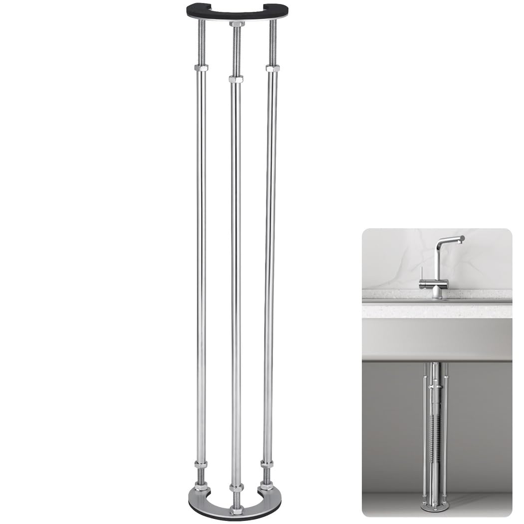 Soporte de fregadero de acero inoxidable para reforzar encimeras de cocina