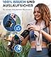 MATE OF STEEL® 100% Plastikfreie 1000ml Edelstahl Flasche Kompatibel mit Sodastream Terra,Fizzi & Art - Spülmaschinenfest | 1 Liter Trinkflasche aus Metall Soda Flaschen Ersatzflaschen (Black, 1.0L)