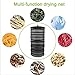 Herb Drying Rack 6 Layer Collapsible Black Mesh Hanging Drying Rack with Zipper Opening (40.2