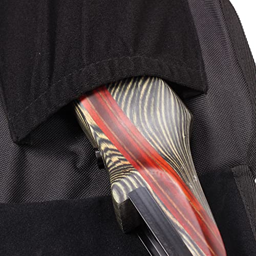 Fenjaner Archery Recurve Bow Accessories Bag Takedown Bow Case With Adjustable Shoulder Strap For Hunting Shooting (Black) #TOP7