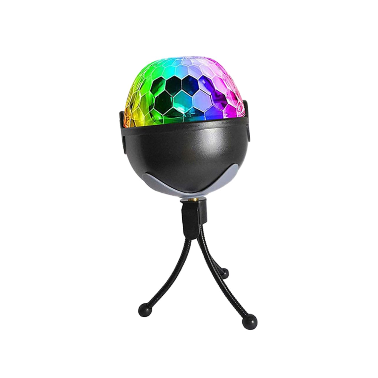 IWOWHERO Mini Disco Ball Lights Sound Activated Led Lights Crystal Lamp Projection Light Remote Control for Parties Events