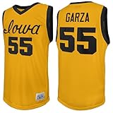 Retro Iowa Hawkeyes Luka Garza #55 Basketball Jersey – Gold/Black