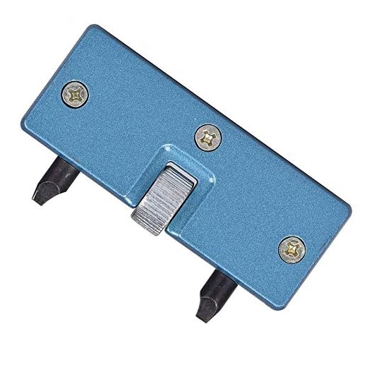 Professional Watch Back Remover Tool, Metal Adjustable Rectangle Watch Back Case Cover Press Closer & Opener Opening Removal Screw Wrench Repair Kit Tool For Watchmaker