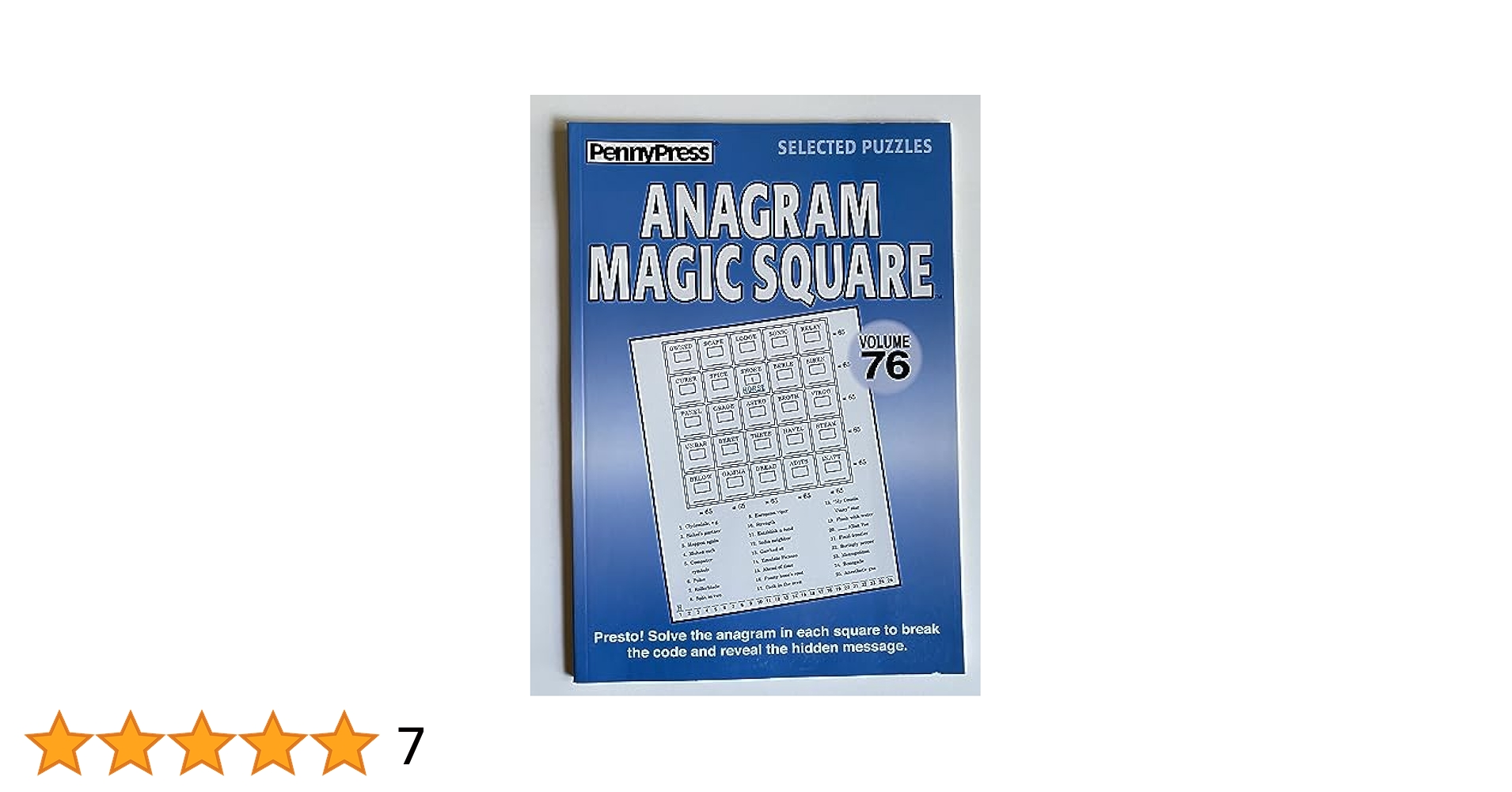 volume-76-of-anagram-magic-squares-from-penny-press-puzzles-0689205647700-books-amazon-ca for Free Anagram Magic Square Printable Volume 76 of Anagram Magic Squares from Penny Press Puzzles: 0689205647700: Books - Amazon.ca for Free Anagram Magic Square Printable