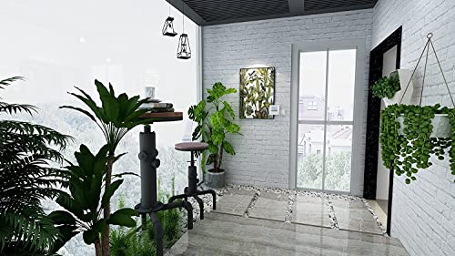 Topower Industrial Bar Table 31.5-41.3" Adjustable Pub Table Kitchen Dining Coffee Bistro Table (Bronze) #TOP7