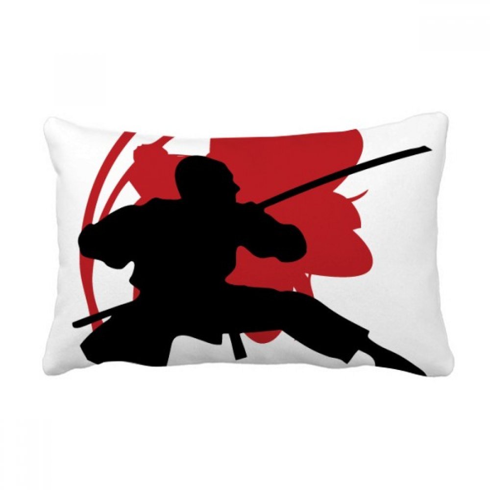 Coussin samouraï japonais sakura idée cadeau décoration originale pour la maison