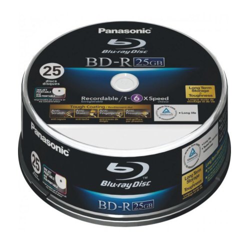 Preisvergleich Produktbild Panasonic LM-BRS2MWE25 Blu-Ray 6x Speed, 25GB, 25er-Spindel