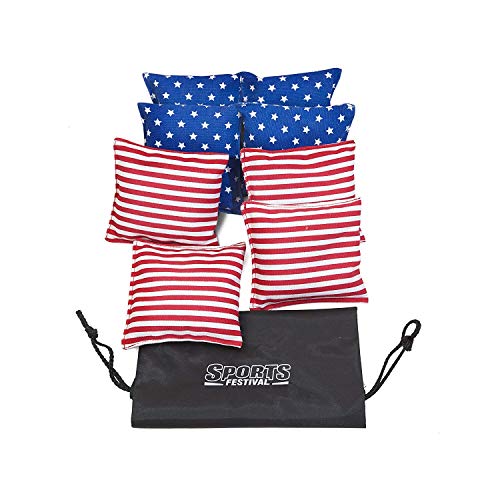 Festival Depot All-Weather Cornhole Bean Bags（Set of 8） or 3'x2' Cornhole 2 Boards