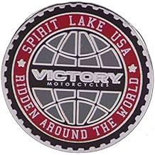 Victory Motorcycle New OEM Globe Logo Pin Badge Lapel, Kingpin Vegas, 2863291