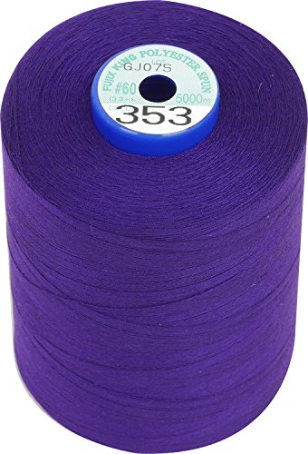 FUJIX フジックス キングスパン スパン ミシン糸 60番 5000m巻 col.353