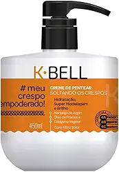 K-BELL Creme de Pentear Meu Crespo Empoderado 450ml – Hidratação Profunda, Definição e Força para Cabelos Crespos Tipo 4