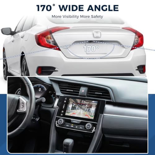 Image of Rear View Backup Camera Fit for Honda Civic Sedan 2019-2021 39530-TEA-H01
