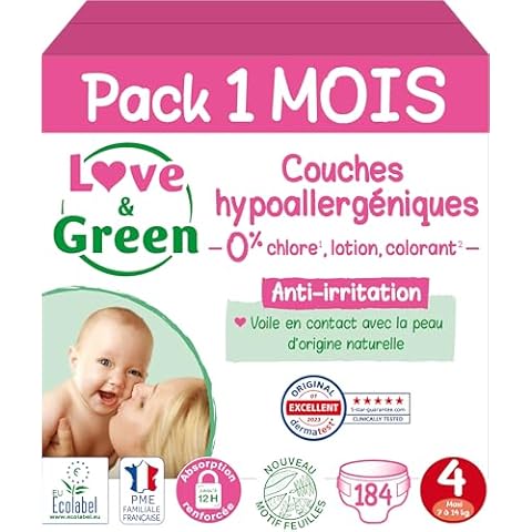 Couches Bébé Love & Green Taille 4 Cover
