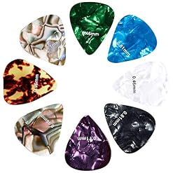Amazon Basics Lot de 30 médiators en celluloïd multicolore pour guitare - Les Beatles, Paul McCartney, John Lennon, RIngo Starr, George Harrison Amazon Basics Lot de 30 médiators en celluloïd multicolore pour guitare – Image 2