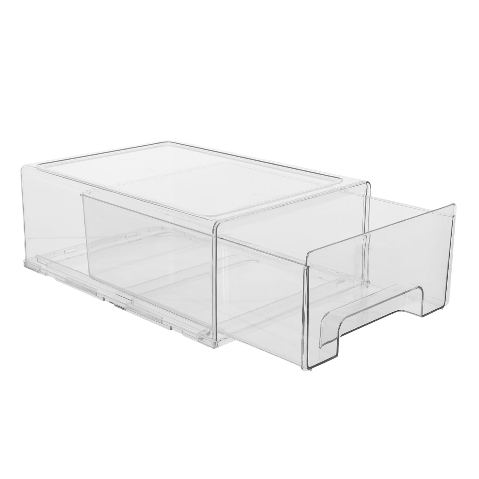 DOITOOL Organizador Apilable con Transparentes Caja Acrílica Resistente de Gran Capacidad para Maquillaje Joyería Papelería y Baño para Tocador y Oficina