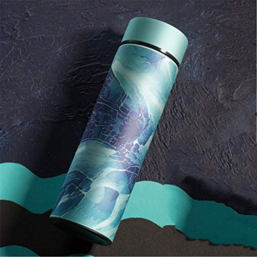 Isolierbecher, männlich und weiblich, tragbare Tasse, Geschenknetz rote Teetasse (einschließlich nur einer isolierten Tasse), Innen 304 und