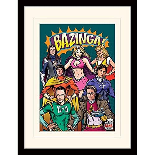 The Big Bang Theory (Superheroes 30 x 40 cm Objet Souvenir