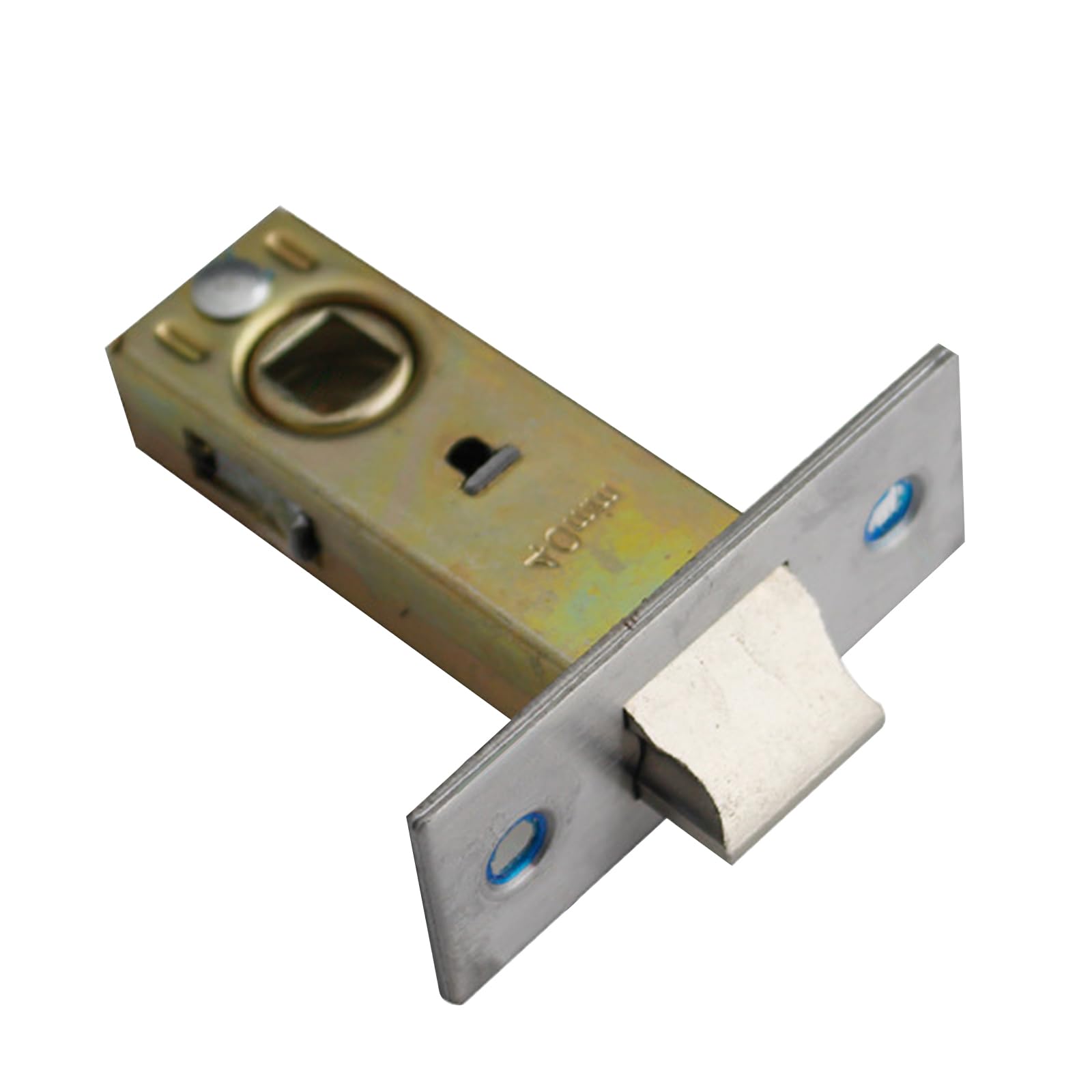 Unifizz Tubular Latch Flat 40mm Internal Door Lock Mortice Latch Polished Door Latches & Bolts for Sprung Lever Door Handles