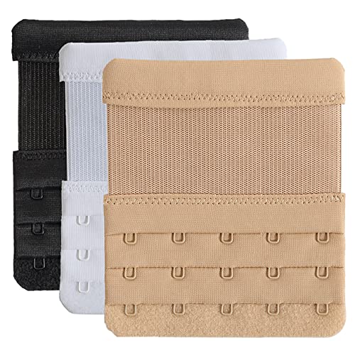 Image of Women's Bra Extenders 4 Hook / 3 Hook / 5 Hook / 2 Hook Soft Comfortable Stretchy Bra Extension Strap