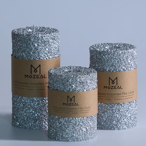MOZEAL Hand-Poured Granular Texture Decorative...