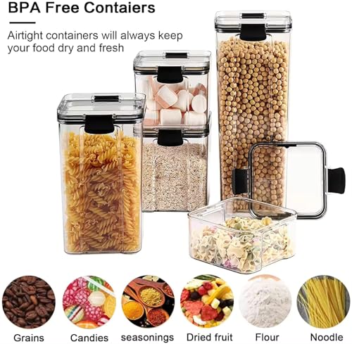 Image of Supro Air Tight Containers For Kitchen Storage Set, Container For Kitchen Storage Set, Kitchen Organizer And Kitchen Accessories Items & Storage (Pack of 4 700ML)