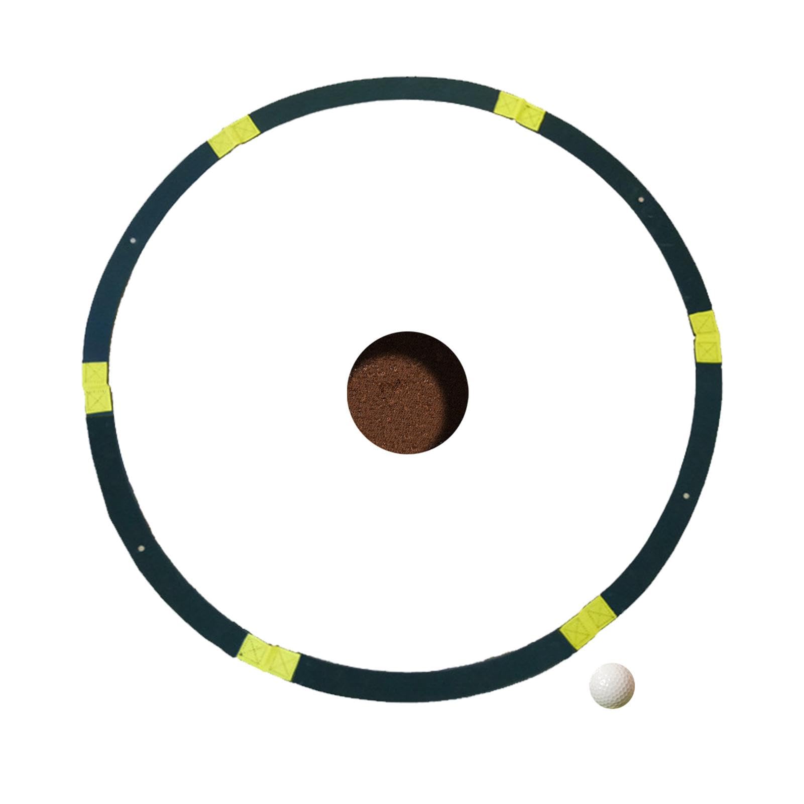 Cercles de Cible de Golf, Cercles de Cible de Golf pour l'écaillage - Cercles cibles d'entraînement au Golf,Outil de Pratique de Golf Super résistant pour écailler et Mettre l'entraîneur
