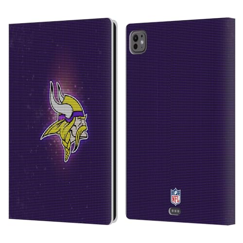 Coque iPad Pro 11 M4 cuir Minnesota Vikings finition soignée
