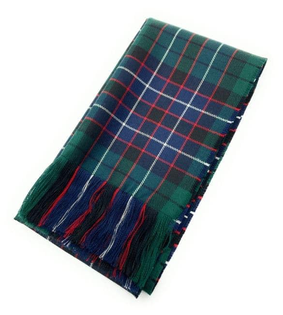 Traditional Pure New Wool Tartan Sash, Scottish Highland Wear, Ladies Burns Night Accessory, Wedding Wear (Russell)
