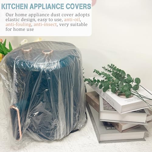 20pcs Large Kitchen Small Appliance Covers - Dust Cover Universal Clear Kitchen Appliances Toaster Oven Cover Blender Covers Thickened Disposable Furniture for Toaster, Air Fryer Instant Pot,Universal