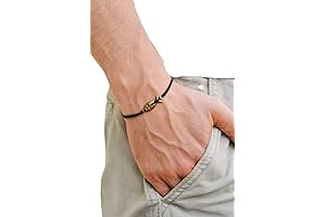 Cross Fish Bracelet for Men, Groomsmen Gift