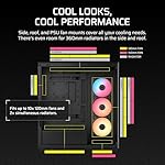 CORSAIR 3500X RS Reverse Fan ARGB Mid-Tower PC Case – 3X Pre-Installed Fans, Panoramic Glass, Spacious Interior, GPU Anti-Sag, Reverse Connection Motherboard Compatible – Black - Image 5