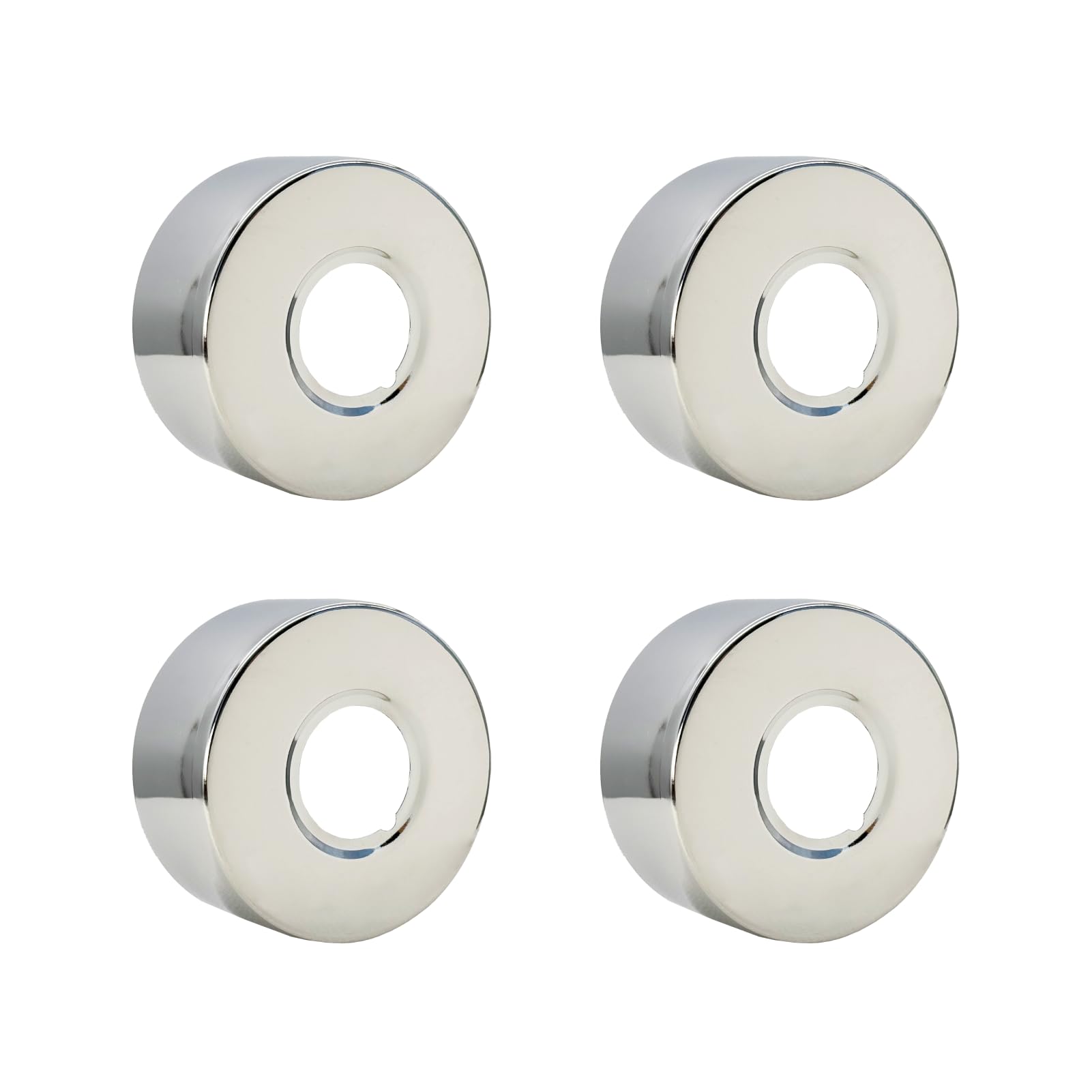 Hugwish Rosettes for Shower Fittings 3/4’ 27mm x 66mm x 30mm in Height, 4 Pieces, Rosette for tap Internal ø 26 mm