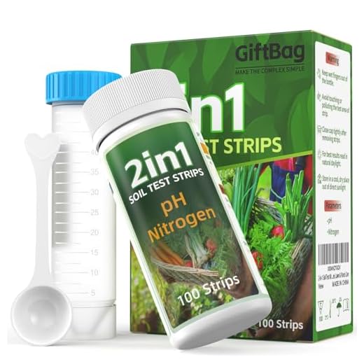 2-in-1 Complete Soil Test Kit for pH & Nitrogen – Includes Soil Sampling Spoon & Centrifuge Tube – Accurate & Easy-to-Use Soil Tester for Garden, Lawn & Plants Care