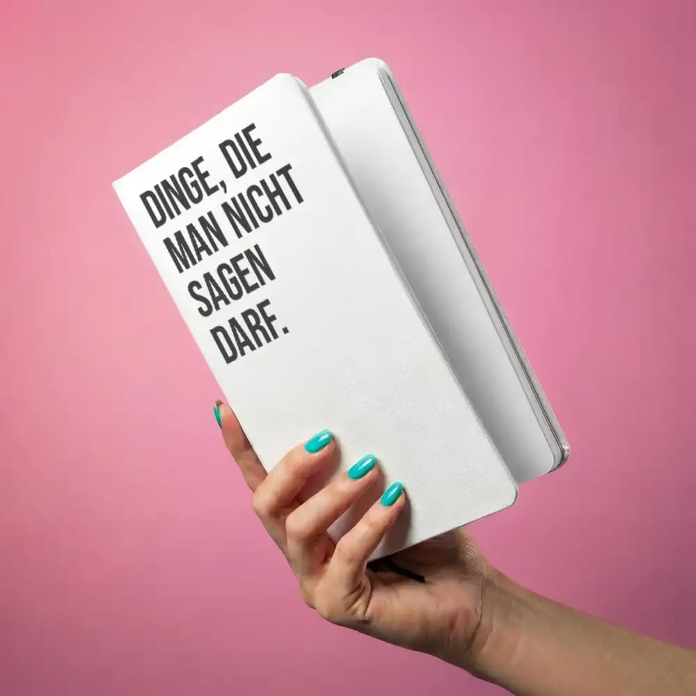 candle guy Notizbuch mit Spruch | Dinge, die man nicht sagen darf.