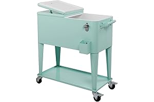 VINGLI 80 Quart Rolling Patio Cooler: The Ultimate Outdoor Entertaining Essential