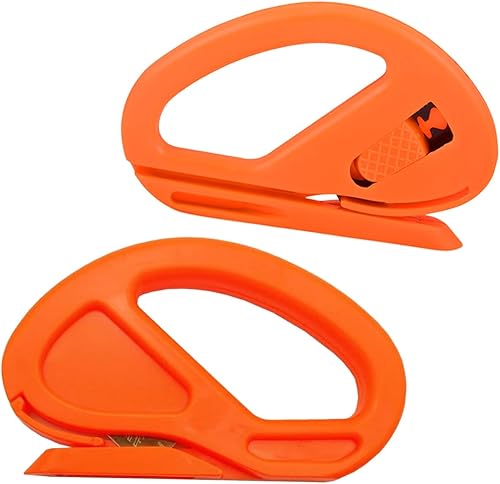 Miniatura 7 de Snitty - Cortador de papel de regalo, 2 piezas, herramienta de corte de película de vinilo de seguridad con cuchilla, cuchillo de fibra de carbono,