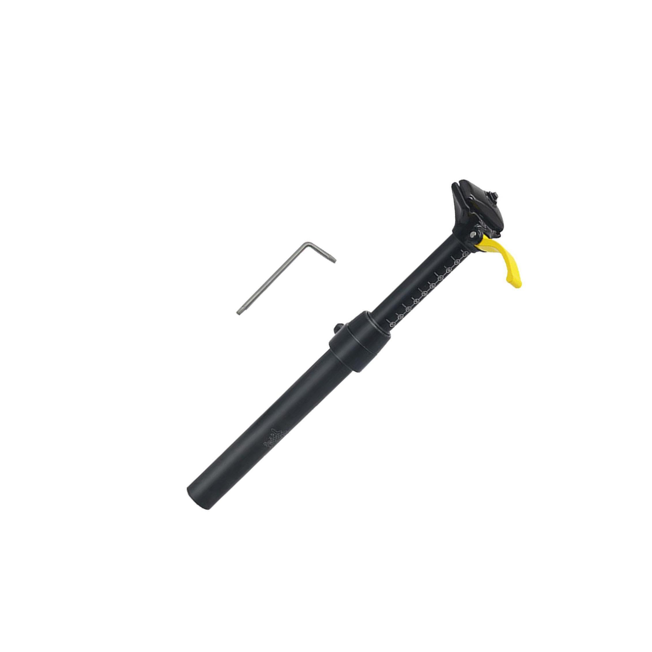AMSLSIU Mountain Road Bike Seat Post Durable Aluminium Alloy Pole for Rider Comfort Mountain Road Bike Seat Post Saddle Support Pole Etc. Bicycle Seatpost, Black, 30.9mm