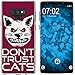 Produktbild PhoneNatic Case kompatibel mit Samsung Galaxy Note 9 Silikon-Hülle Crazy Animals Katze M1