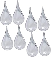 Vista 1 de NOLITOY 24 bolas huecas rellenables de Navidad, bolas transparentes rellenables, bolas de Navidad transparentes, decoraciones de ceremonia de boda