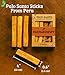 Authentic Premium Palo Santo from Peru 8 Pack of Natural Holy Wood Hand Harvested Smudging Sticks for Home Fragrance Energy Cleansing Meditation Spiritual Rituals Anti Stress Wellness Incense
