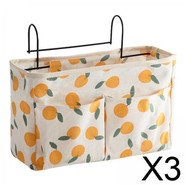 BNF®3xBedside Caddy Waterproof Multi Pockets for College Dorm Room Traveling Sofa Orange|Home & Garden | Household Supplies & Cleaning | Home Organization 1