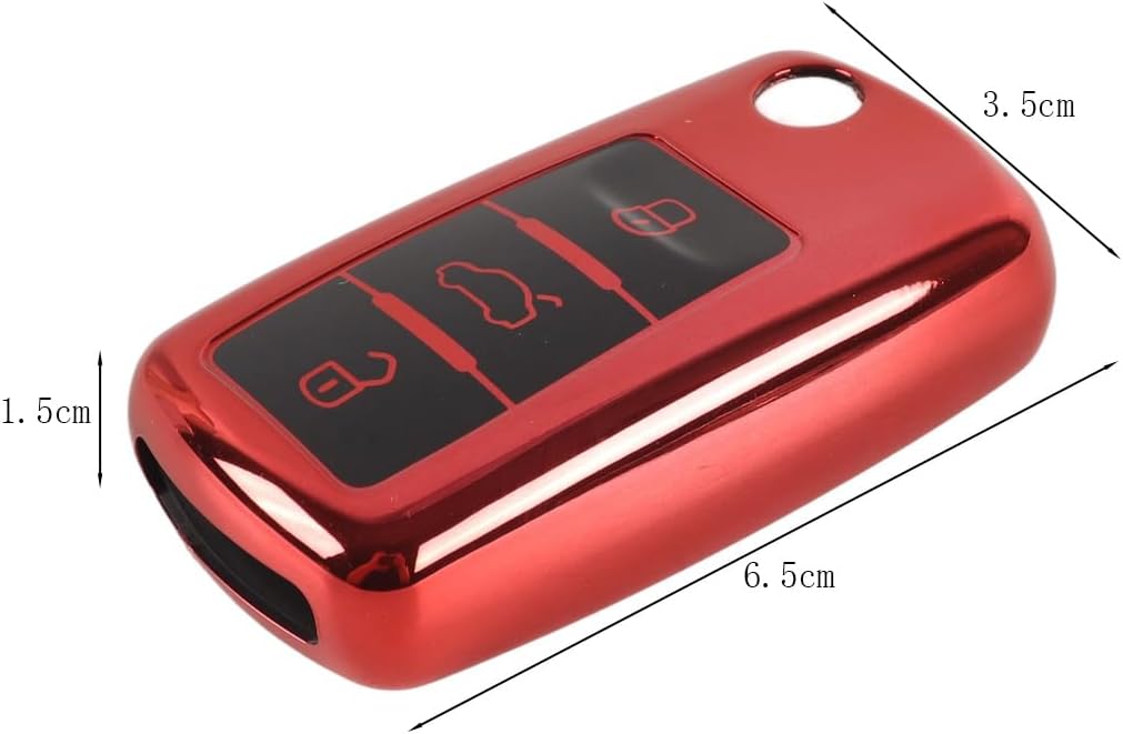 Etui ochronne na kluczyki samochodowe z 3 przyciskami etui z TPU do Lavida Sagitar Magotan Gran Lavida Lamando