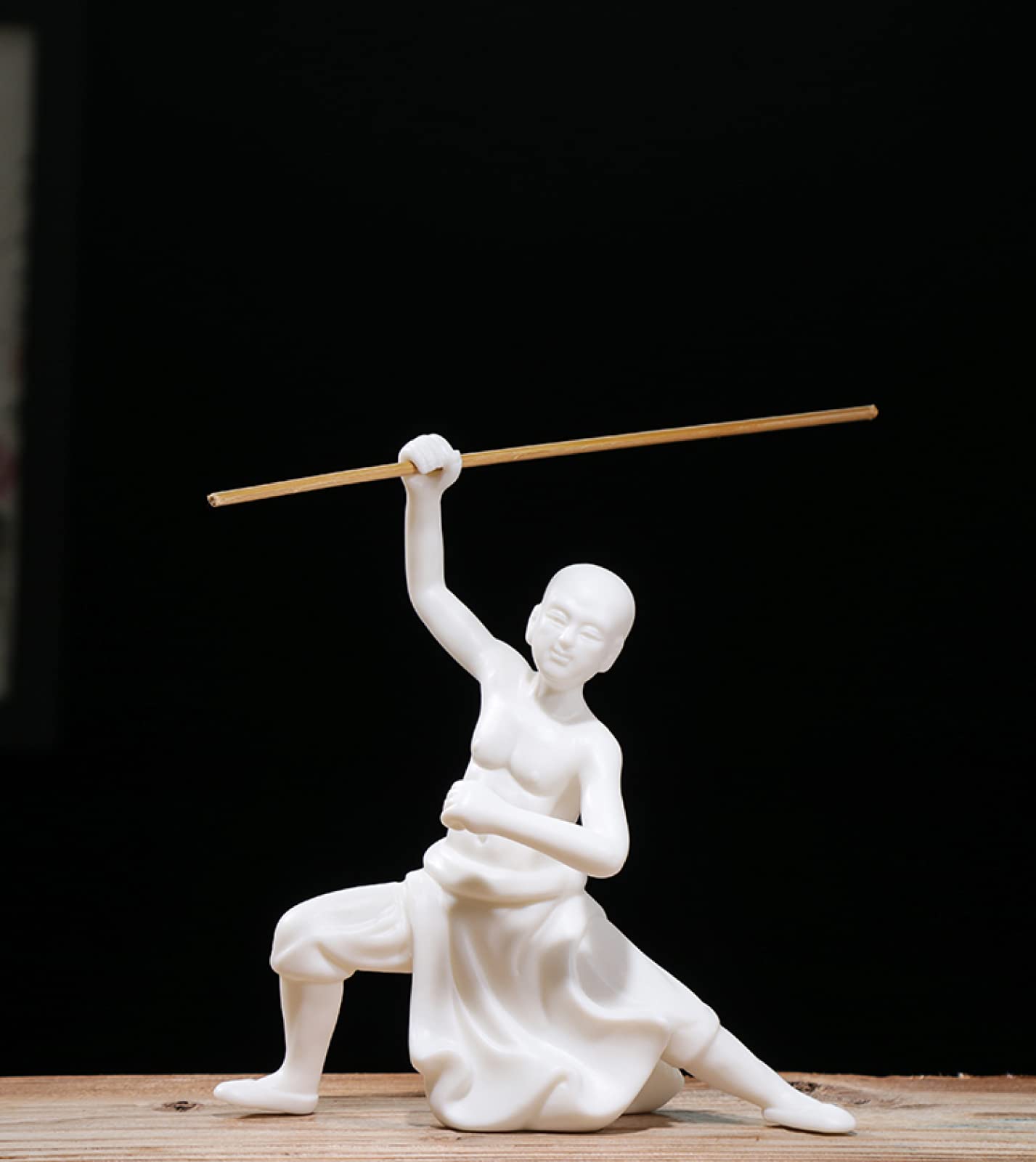 Ceramiczna figurka sztuki walki figurki rzeźba ceramiczna ozdoba sztuka hotel wystrój domu biuro prezent