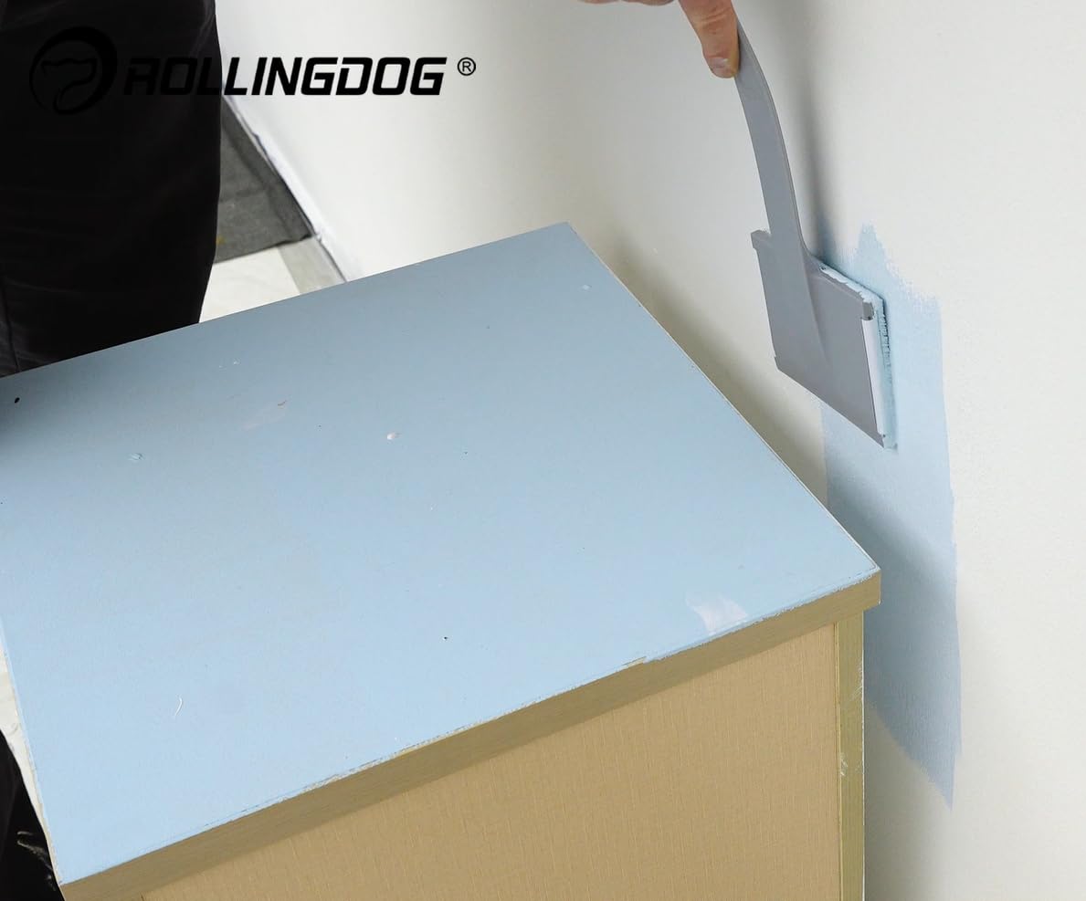 ROLLINGDOG 2 Pezzi 100mm Tampone di Ricarica 100mm Bordatrice Tampone per Pittura