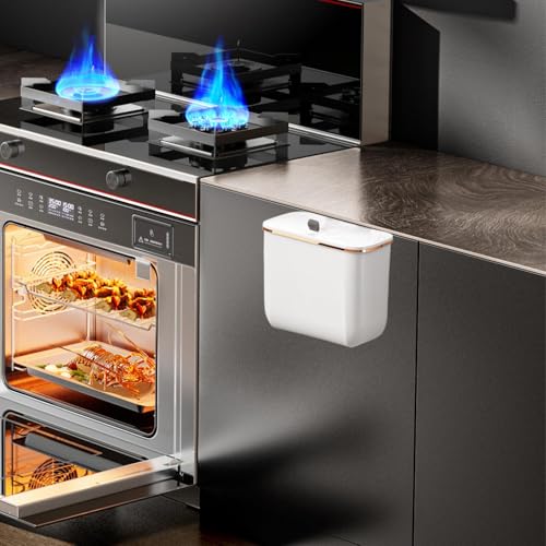 Cubo de basura colgar para evitar dolores de espalda papelera cocina bajo encimera 3