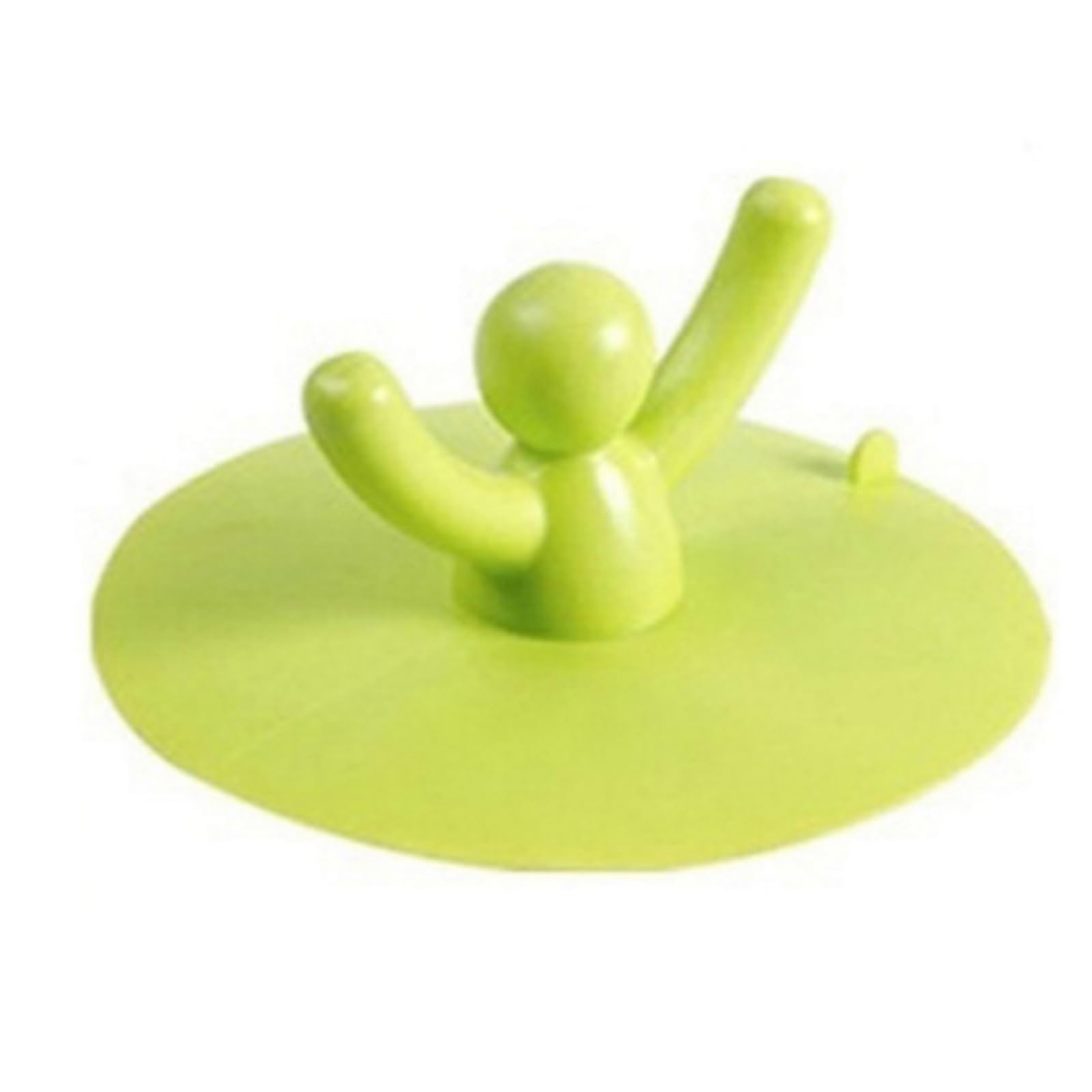 Kalttoy Green Shape Sink Drain Plug 9.50Cm / 3.74Inch Diameter Leakproof Good Adsorption For Kitchen Washroom Bathroom Universals Sink Drain Stopper