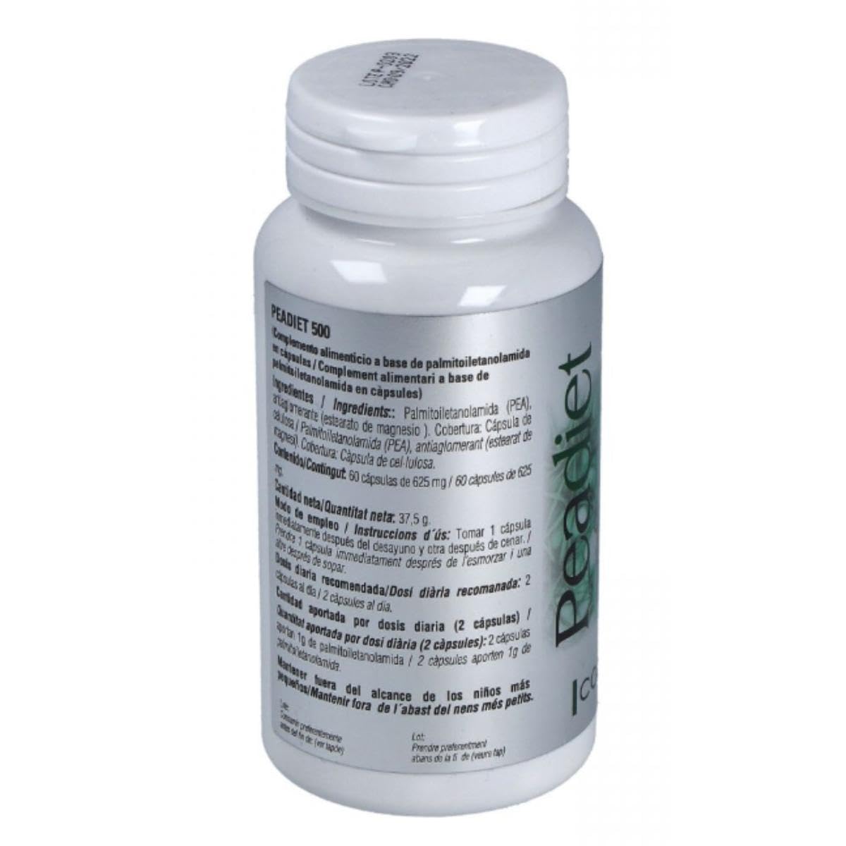 PEADIET 60vcaps suplement diety w kapsułkach 500 mg
